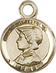 [2339GF] 14kt Gold Filled Saint Elizabeth Ann Seton Medal