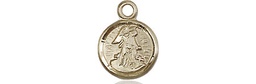 [2340GF] 14kt Gold Filled Guardian Angel Medal