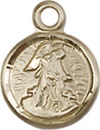 [2340GF] 14kt Gold Filled Guardian Angel Medal