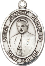 [8430SS] Sterling Silver Saint Joseph Marello Medal