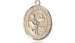 [8432GF] 14kt Gold Filled Saint Claude de la Colombiere Medal