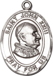 [8455SS] Sterling Silver Saint John XXIII Medal