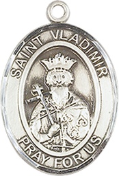 [8457SS] Sterling Silver Saint Vladimir Medal