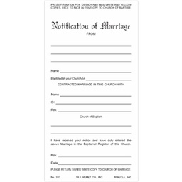[No.310c] Marriage Notifications