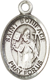 [9009SS] Sterling Silver Saint Boniface Medal