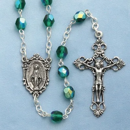 [307/EM] Birthstone Rosary Emerald 6mm