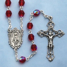 [307/GN] Birthstone Rosary Garnet 6mm