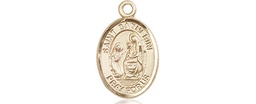 [9014GF] 14kt Gold Filled Saint Catherine of Siena Medal