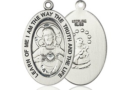 [11098SS] Sterling Silver Scapular Medal