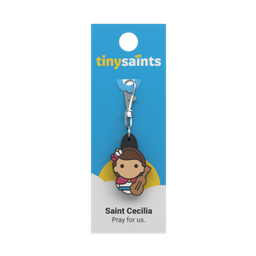 [C-036] Tiny Saints Charm - St. Cecilia