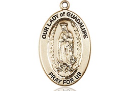 [11206GF] 14kt Gold Filled Our Lady of Guadalupe Medal