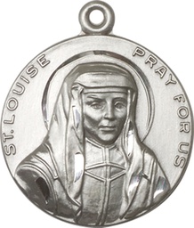 [1159SS] Sterling Silver Saint Louise Medal