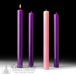 Advent Candles Stearine Pillar - Christmas