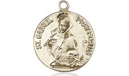 [1363GF] 14kt Gold Filled Saint Gabriel of the Blessed Virgin Medal