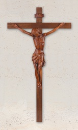 [17/150] 45in. Thick Wood Crucifix