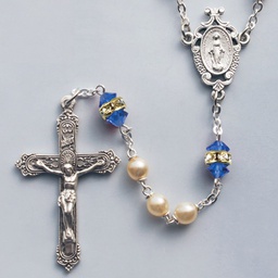 [41298/ZC] Zircon Birthstone Rosary