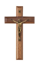 [77312] 7.5In. Walnut Crucifix
