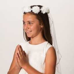 [RO-21825] 30"L Emily Veil - Communion