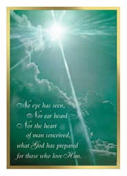 [MB601] "No Eye Has Seen" Deceased Mass Cards