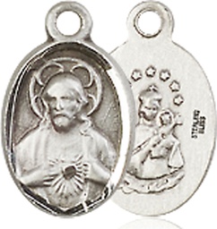 [0702SSSY] Sterling Silver Scapular Medal