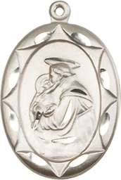 [0801DSS] Sterling Silver Saint Anthony Medal