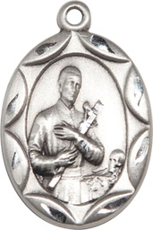 [0801GSS] Sterling Silver Saint Gerard Medal