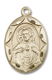 [0801SGF] 14kt Gold Filled Scapular Medal