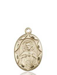 [0801SKT] 14kt Gold Scapular Medal