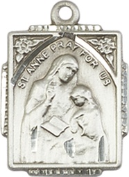 [0804AESS] Sterling Silver Saint Anne Medal