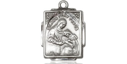 [0804ASS] Sterling Silver Saint Ann Medal