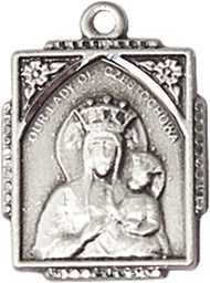[0804CZSS] Sterling Silver Our Lady of Czestochowa Medal