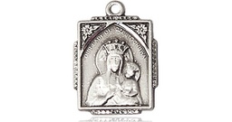 [0804CZSS] Sterling Silver Our Lady of Czestochowa Medal