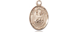 [9376KT] 14kt Gold Saint Honorius Medal