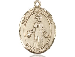 [7214KT] 14kt Gold Nino de Atocha Medal