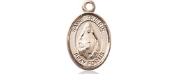 [9382KT] 14kt Gold Saint Theodora Medal