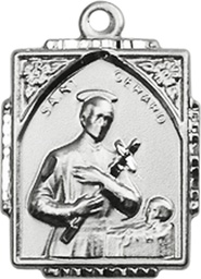 [0804GSS] Sterling Silver Saint Gerard Medal