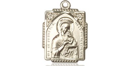 [0804HGF] 14kt Gold Filled Our Lady of Perpetual Help Medal