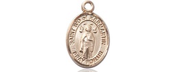 [9384KT] 14kt Gold Saint Ivo Medal