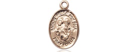 [9410KT] 14kt Gold Saint Peter St Paul Medal