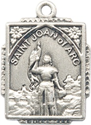 [0804JASSY] Sterling Silver Saint Joan of Arc Medal