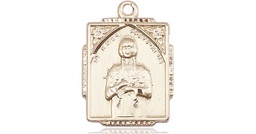 [0804KAGF] 14kt Gold Filled Saint Kateri Tekakwitha Medal
