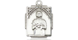[0804KASS] Sterling Silver Saint Kateri Tekakwitha Medal