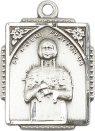 [0804KASS] Sterling Silver Saint Kateri Tekakwitha Medal