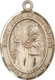 [7231KT] 14kt Gold Saint John of the Cross Medal