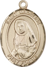 [7236KT] 14kt Gold Saint Madeline Sophie Barat Medal