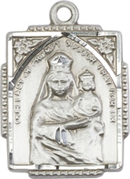 [0804PSSS] Sterling Silver Our Lady of Prompt Succor Medal