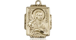 [0804QGF] 14kt Gold Filled Saint Maria Goretti Medal