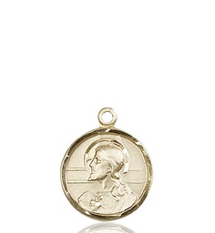 [0601SKT] 14kt Gold Scapular Medal