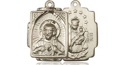 [0804SGF] 14kt Gold Filled Scapular Medal