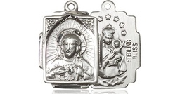 [0804SSS] Sterling Silver Scapular Medal